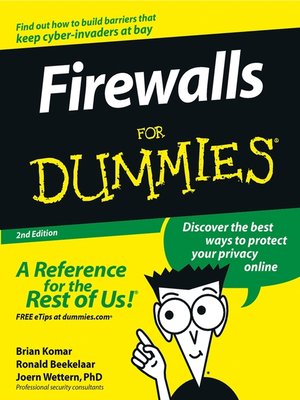 cover image of Firewalls For Dummies